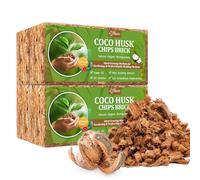 Riare Substrat de copeaux de Coco pour Plantes, substrat de Noix de Coco à Haute Expansion, paillis pour Fleurs de Jardin, Herbes, Plantation (4 pcs)