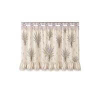 Riau Four avec Nouettes Campagnard, style to 2, 78 × 55 Cm | Rustique, dissimulateur-Four En Coton Mélangé, Pratique, Housse Cuisinière avec Bord En ntelle, pour Cuisine