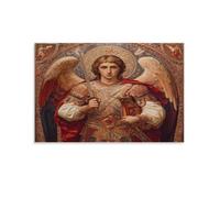 RIAVBAODG ArchAnge Michael Murale Ange Décoration Murale Peinture Sur Toile Impression Sur Toile Affiche Decoration Pour La Décor De La Maison Salon Chambre Restaurant 08x12inch(20x30cm)