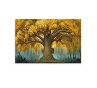 RIAVBAODG Enchanted Oak Arbre Murale Arbre Decoration Murale Peintures Sur Toile Impression Sur Toile Art Mural Affiche Decoration Pour Salon Chambre Élégante 20x30inch(50x75cm)