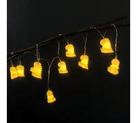 Riaxuebiy 1.65M 10 LED Chambre d'enfant Animal Mignon Tyrannosaure Rex Guirlande Lumineuse LED Dinosaures pour Vacances Mur Fenêtre Arbre Fête Cour Jardin Salon Dortoir Décor (Dinosaures souriants)