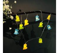 Riaxuebiy Guirlande Lumineuse Enfant en Dinosaures avec 20 LED Blanc Chaud à Piles (3m/20led, Dinosaures)