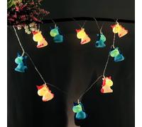 Riaxuebiy Guirlande Lumineuse Licorne,Guirlande Lumineuse Licorne 10LED à Piles Nouveauté Cheval Veilleuse pour Chambre de Filles Anniversaire Licorne Thème Décoration de Fête