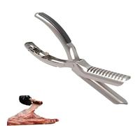 Rib Prep Pro, Rib Ribrane Remover Kit à Outils en Acier Inoxydable, BBQ Rib Skinner Premium Food-Grade 304 en Acier Inoxydable, Conception Ergonomique pour Le Retrait de la Membrane Facile (1pcs)