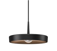 Ribag Kivo 270 Suspension Pendelleuchte, noir, réflecteur anodisé marron-or