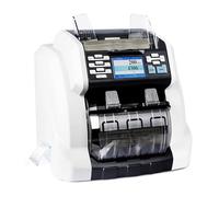 Ribao BCS-160 Compteur d'argent à deux poches à dénominations mixtes, imprimante intégrée, UV/MG/MT/IR/CIS de qualité bancaire, trieur de billets de banque