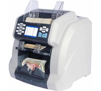 RIBAO BCS-160 compteur de pièces, compteur de valeur pour USD/EURO/GBP/CHF trier l'argent par devise dénomination lecture du numéro de série, détection de contrefaçon UV/MG/IR/CIS 2 ans de garantie