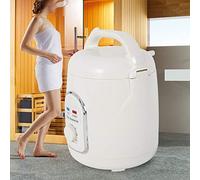 RibasuBB Mini générateur de vapeur de sauna, portable, léger, 1,5 l, générateur de vapeur pour la maison, le sauna, la tente, le spa, la vapeur avec minuterie de 60 minutes