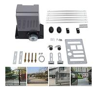 RibasuBB Motorisation Portail Coulissant, 550W 1200kg Moteur Portail Coulissant IP44 6m Crémaillère, Moteur Portail Battant avec 2 Télécommande pour Cour Maison Jardin Garage