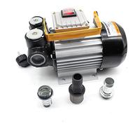 RibasuBB Pompe Electrique Carburant, Pompe Diesel électrique 550W 220V Pompe de Transfert 60L/Min Pompe à Carburant électrique Auto-amorçante Pompe d'aspiration pour Voitures, camions citernes