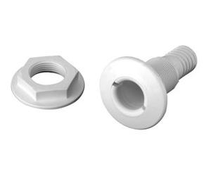 Ribbed Thru-H FIT. Ø15 Flush Flange WHI
