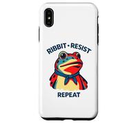 Ribbit Resist répète Une drôle de Manifestation Politique Contre Les Grenouilles Coque pour iPhone XS Max