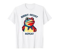 Ribbit Resist répète Une drôle de Manifestation Politique Contre Les Grenouilles T-Shirt