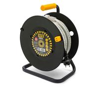 Velamp Lampe de chantier RibbON 15m LED 19 230 lm IP65 Enrouleur pratique
