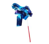 Ribbon Dancing Wands - Foldable Long Twirling Gradient Sparkly Colorful