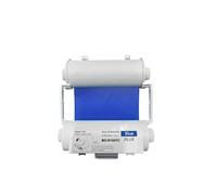 Ribbon de transfert thermique SL-R101T compatible avec diverses imprimantes d'étiquettes, y compris MAX CPM-100HC 100G3C 100G5C 100HG3C 100HIII PM-100A 100HG BEPOP Modèle SL-R102T(R104T No Chip Blue)