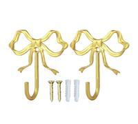 Ribbon Hangers - Sticky Wall Mount, Utility Hanging Rack, Stylish Organizer Hooks Set | Strong Self Adhesive Hook System, Versatile Storage Solution for Apartment Bedroom Washroom Hallway Cabinet
