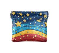 Ribbon Star 4th of July Independence Day Sac à main en cuir PU pour femme, Ruban étoile 4 juillet Jour de l'indépendance, 1 size, Moderne