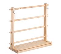 Ribbon Storage Rack - Organisateur de ruban à 4 niveaux | Support de présentation pour travaux de couture, organisateur de support de ruban pour la salle de bricolage, la pâtisserie, le magasin de