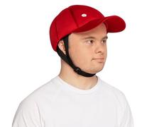 Ribcap Baseball Cap Casque Médical de Sécurité: Protection et Style pour Les Personnes à Risque de Chutes | Rouge |S/M (53-58) | Idéal pour Épilepsie, Adultes, Seniors et Toutes Activités