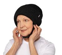Ribcap Lenny Casque Médical de Sécurité: Protection et Style pour Les Personnes à Risque de Chutes | Noir | Taille L (59-61 cm) | Idéal pour Épilepsie, Adultes, Seniors et Toutes Activités