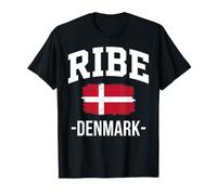 Ribe Danmark Denmark Danish Flag Souvenir Europe Tourist T-Shirt