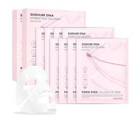 Ribeedas 8-Pack Salmon Masque Collagene Visage,Overnight Masque hydrogel de nuit,Aide à maintenir l'élasticité de la peau, hydratant, rassurant et hydratant, masque facial de style coréen