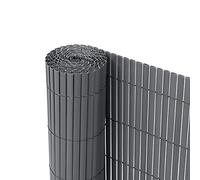 Ribelli Écran de confidentialité en PVC, Pare-brise, Protection pour Balcon, Couleur:anthracite, longueur :5 mètres, altitude:100 cm