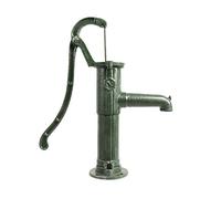 Ribelli poignée Pompe Fontaine Pompe à Main Pompe à Eau Pompe Jardin Manuel et économie d'énergie Vert Peint Nostalgie Bride Ronde Type 75