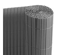 Ribelli PVC Brise-Vue pour Terrasse Balcon Jardin Clôture Pare-Soleil Coupe-Vent, Couleur:Anthracite, Articles:Tapis de Protection de la Vie privée en PVC, Dimension:140 x 500 cm