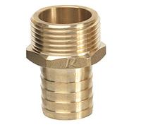 Ribiland Raccord 02269 – Laiton droit cannelé – Diamètre 19 mm