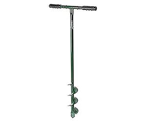 Ribiland 05496 Tarière Manuelle avec Fraise Vert 150 mm