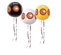 Lot de 3 ballons effaroucheurs diam 40cm jaune/blanc/noir