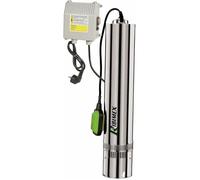 Ribiland 07366 Pompe de Puits Profond 750 W Inox Débit Maxi 7800 l/h Immersion 15 m