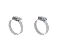 Ribiland 07373 Collier de Serrage INOX Argenté 70 à 90 mm 2 Pièces (Lot de 2)