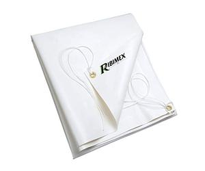 Ribiland 4534 Bâche PVC 5 x 8 m 650 g/m² Blanc