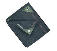 Ribimex Brise-vue 1 x 5 m 220 g/m² occultation 95% vert foncé