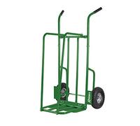 Ribiland Chariot à bûches en acier avec roues charge de 250 kg pour bois