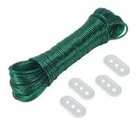 Ribiland - Corde à linge 40m avec tendeurs G