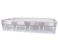 Ribiland - Housse ECO platinium 90 gr/m2 200 x 100 x Ht. 80 cm pour table rectangulaire - PRH090200X101 - Ribiland