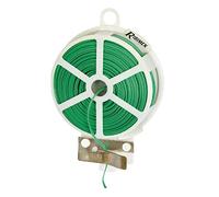 Ribiland - Lien fil acier plastifié à plat, D. 0,4 mm, long 50 m, dévidoir + découpage - PRLIENFD0450 - Ribiland