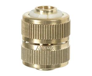 Ribiland - Pra/rlb.4220 Raccord réparateur, Laiton, 15 mm, Or, 35 x 30 x 30 cm