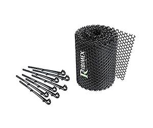 Ribiland PRGG Filet de vidange avec crochets de fixation Noir