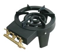 Ribimex Réchaud à gaz PRF390 2 feux quadripatte en fonte 8 kW