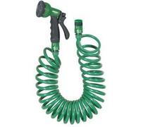 Ribiland - Tuyau spirale 15 mètres pistolet multijets Vert G