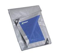 Ribimex Bâche imperméable Pro 6x10 m polyéthylène 250 g/m² œillets alu coins et bords renforcés