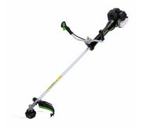 RIBIMEX Débroussailleuse Thermique 62cc, Noir/Vert, Démarrage Manuel par Cordon, 12100g, 2100W à 7500 TR/Min, avec Système Anti-Vibration