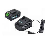 Ribimex – Kit chargeur rapide + batterie RBAT20 – 20V Li‑ion 4Ah (2h de charge)