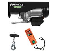 Ribimex PE200/400T Palan électrique télécommandé 200/400 kg, corde 18 m