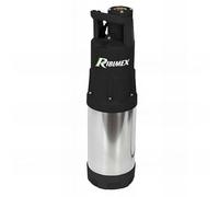 Ribimex Pompe submersible pour puits 4 turbines série Pro, eau claire, 1200 W, débit 6000 l/h, immersion max 12 m, portée 45 m, en acier inoxydable, idéale pour puits, citernes et réservoirs